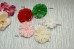 Chiffon Flower, BALLERINA PEARLS - 6cm, Pack of 3